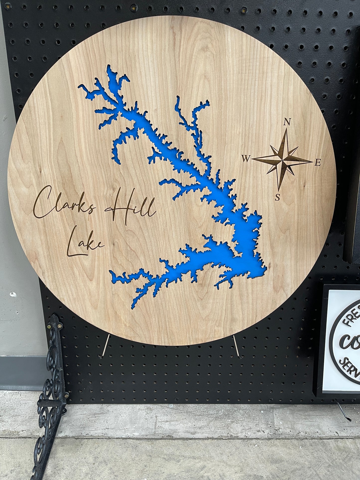 Clarks Hill 3D Round Sign